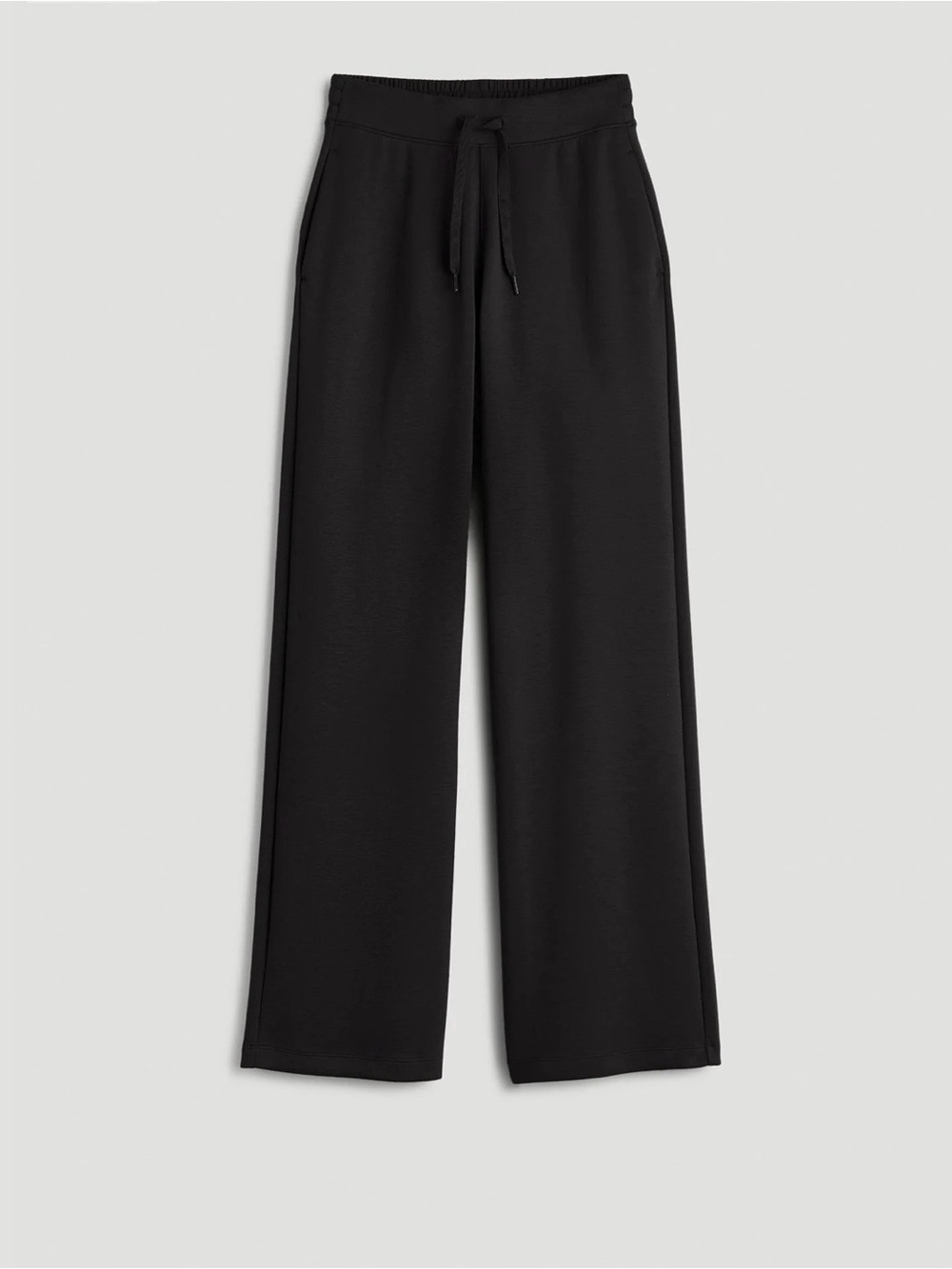 NWT American Tall Tie-Waist Wide-Leg Pants in Black Size XL Extra Tall (16-18)
